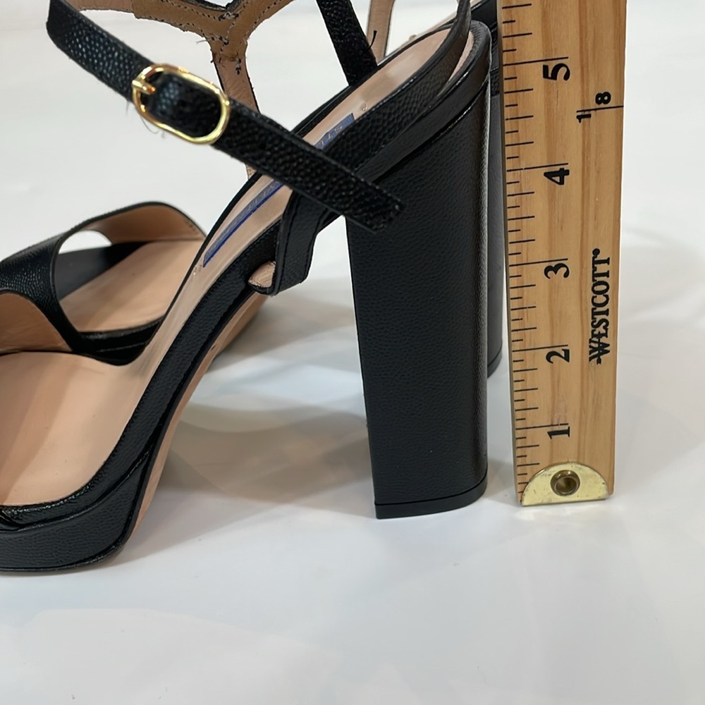 Stuart Weitzman Sunray Heels 2025 Size 8.5 Black EUC - Picture 9 of 10